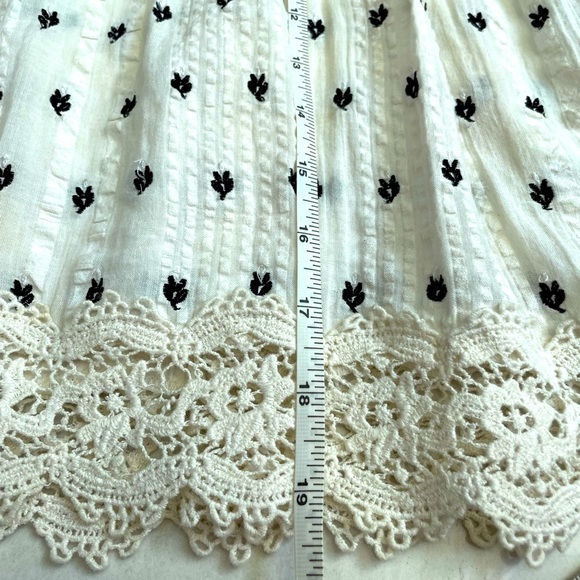 LoveShackFancy embroidered puff sleeve top - Picture 8 of 13